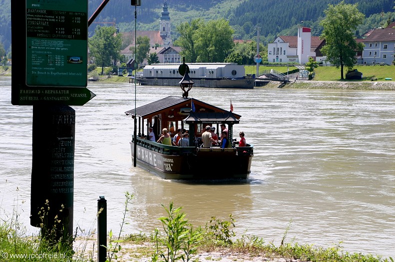 Fietspontje bij Engelhartszell